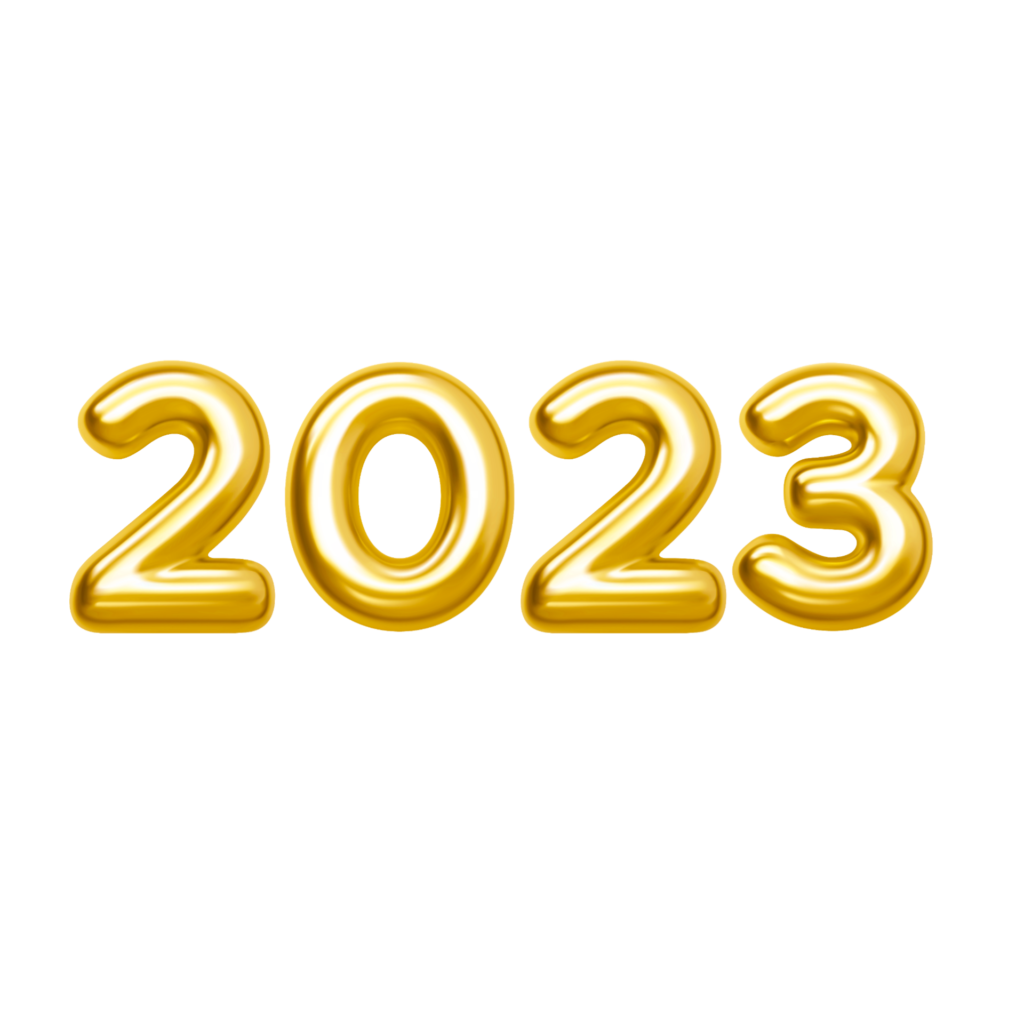2023 Png transparent image| 2023 Number Text Png images download| happy new year 2023 png images - Image 4