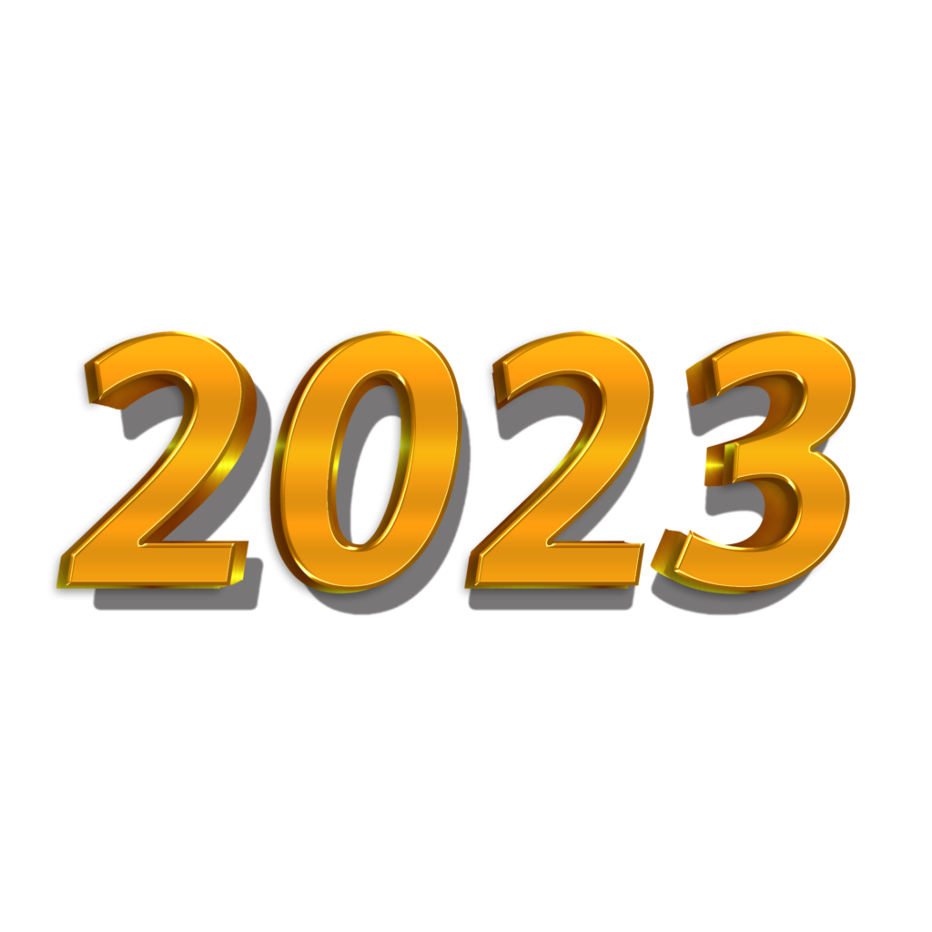 2023 Png transparent image| 2023 Number Text Png images download| happy new year 2023 png images - Image 3