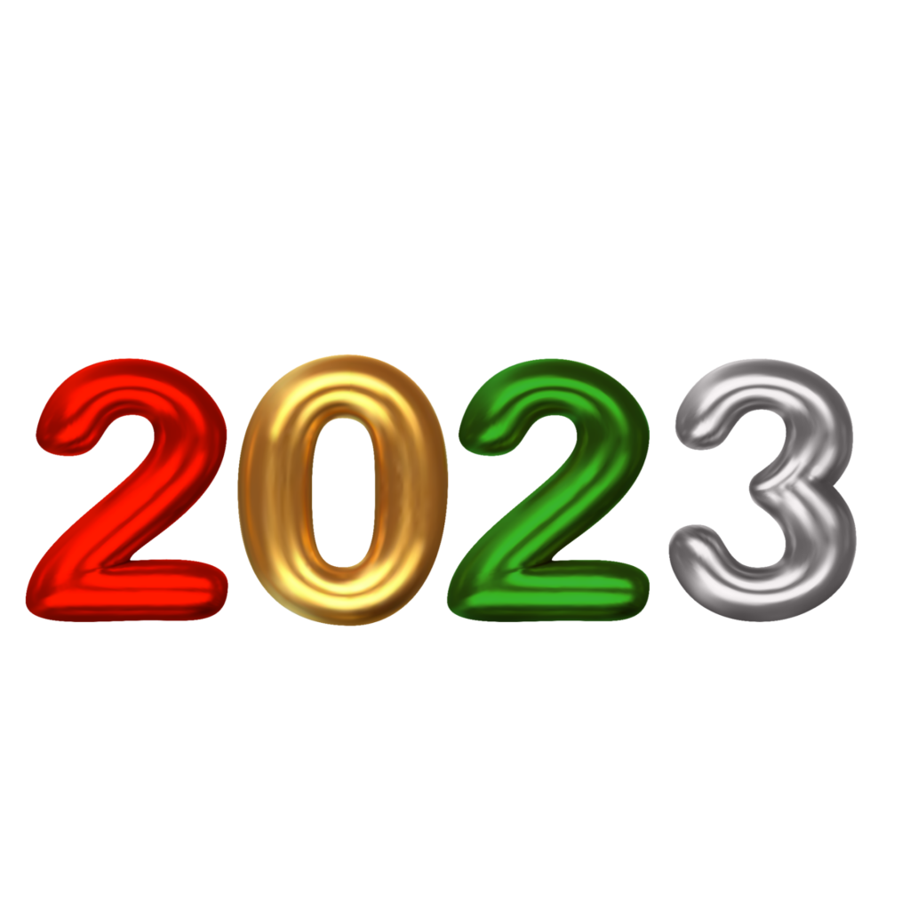2023 Png transparent image| 2023 Number Text Png images download| happy new year 2023 png images - Image 5