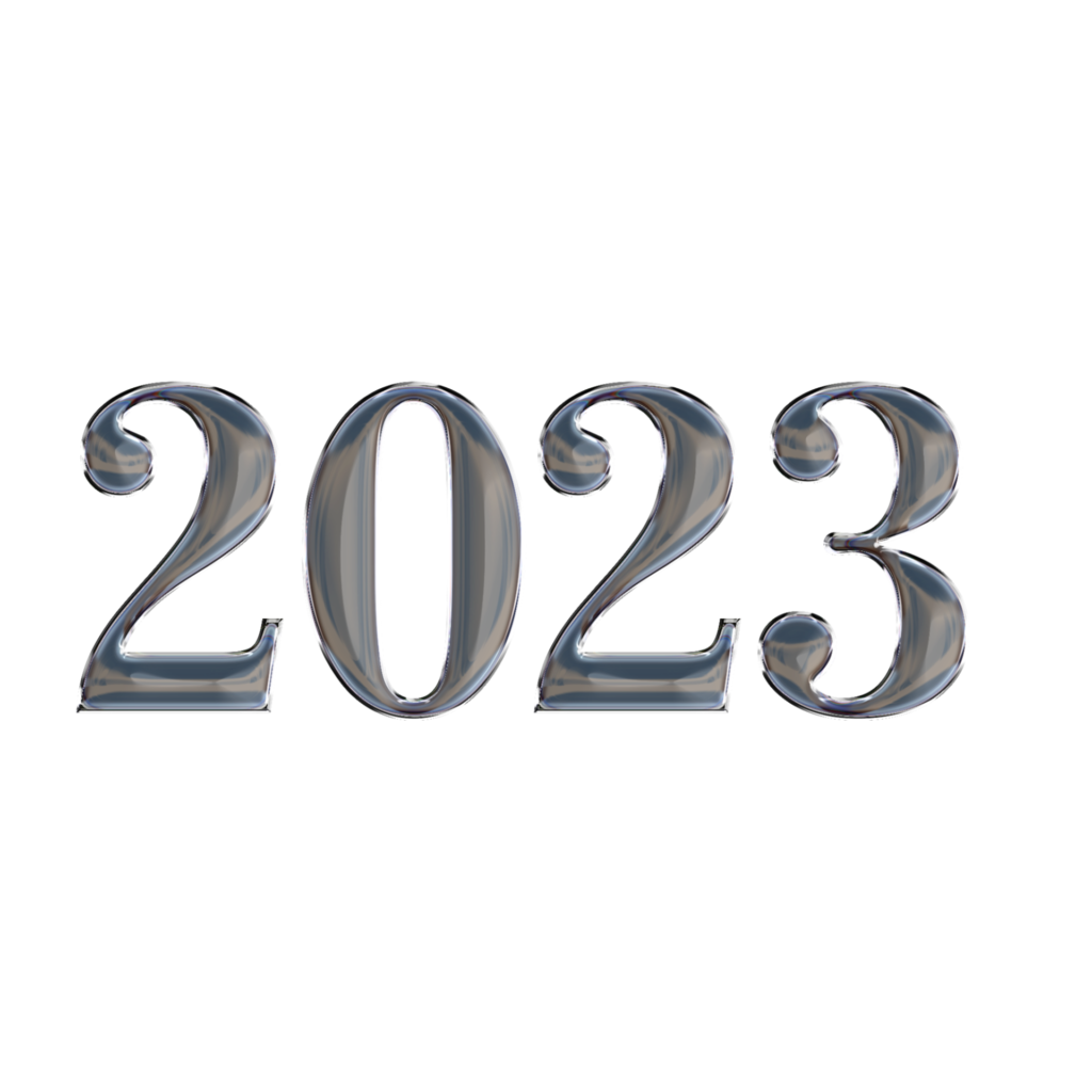 2023 Png transparent image| 2023 Number Text Png images download| happy new year 2023 png images - Image 9
