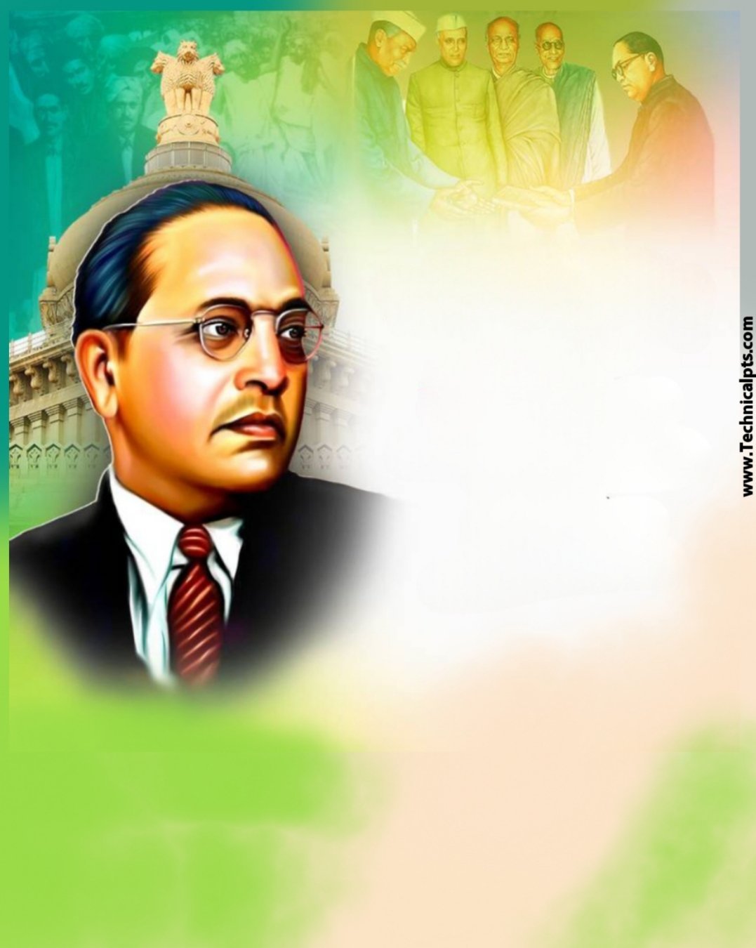भीमराव अंबेडकर जयंती का पोस्टर बनाएं मोबाइल से| ambedkar jayanti poster kaise banaen| ambedkar jayanti poster editing - Image 1