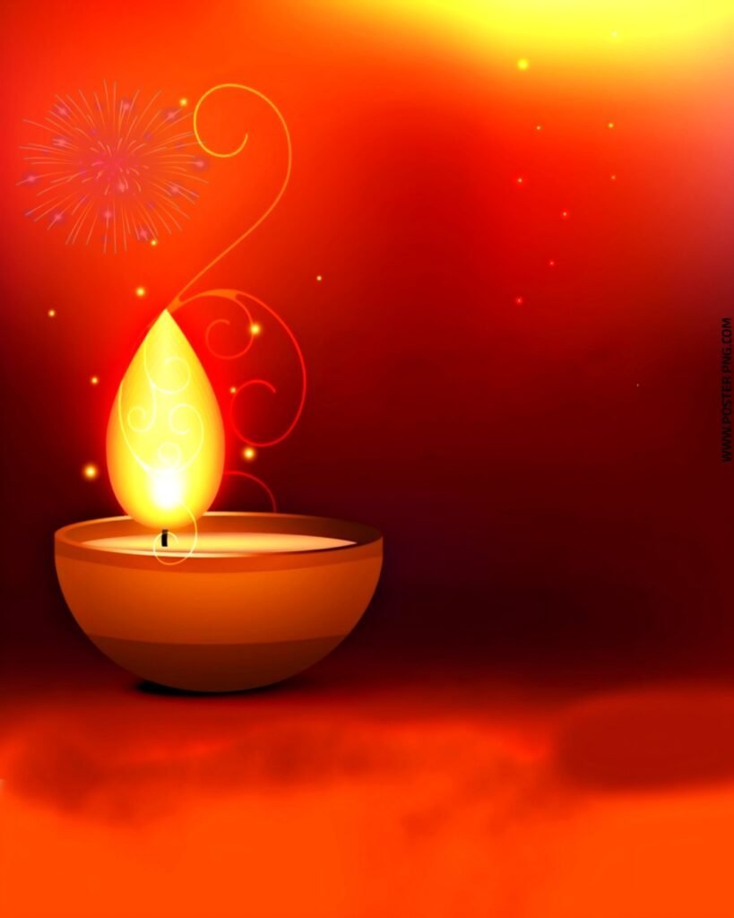 दिवाली का पोस्टर कैसे बनाएं मोबाइल से | Happ diwali poster designing in mobile| happy Diwali in Hindi poster making - Image 2