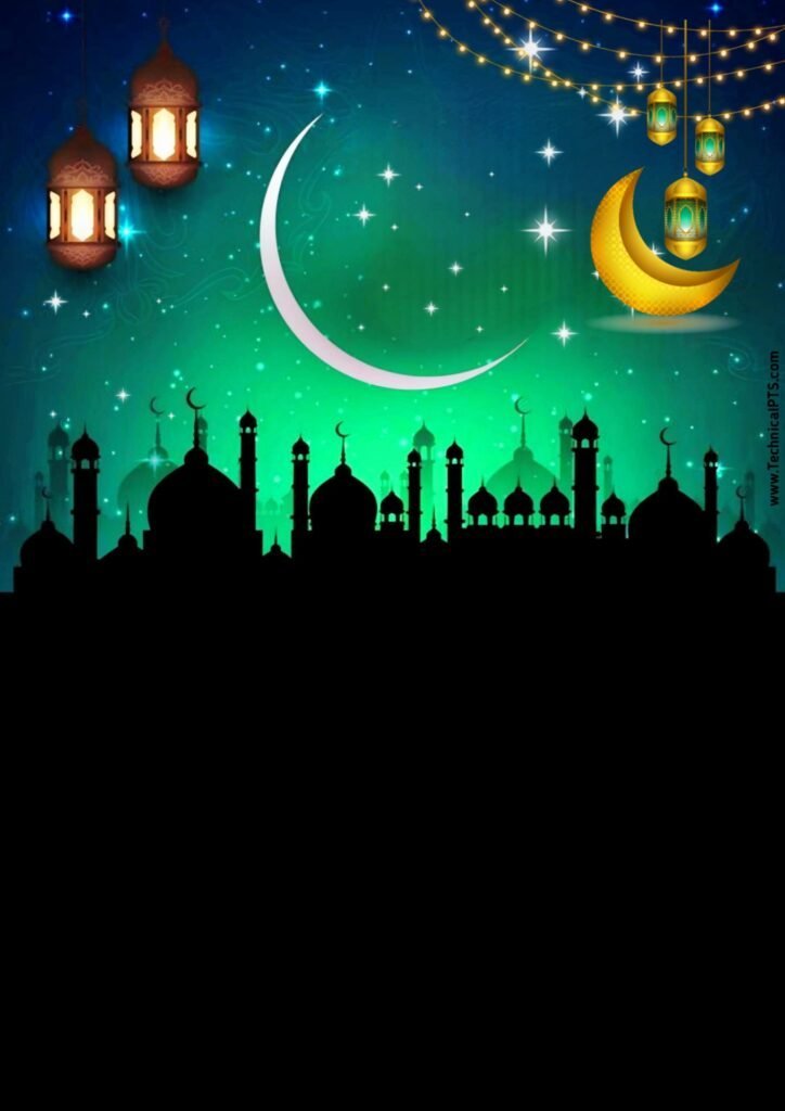 Eid Al Fitr poster designing background image download free