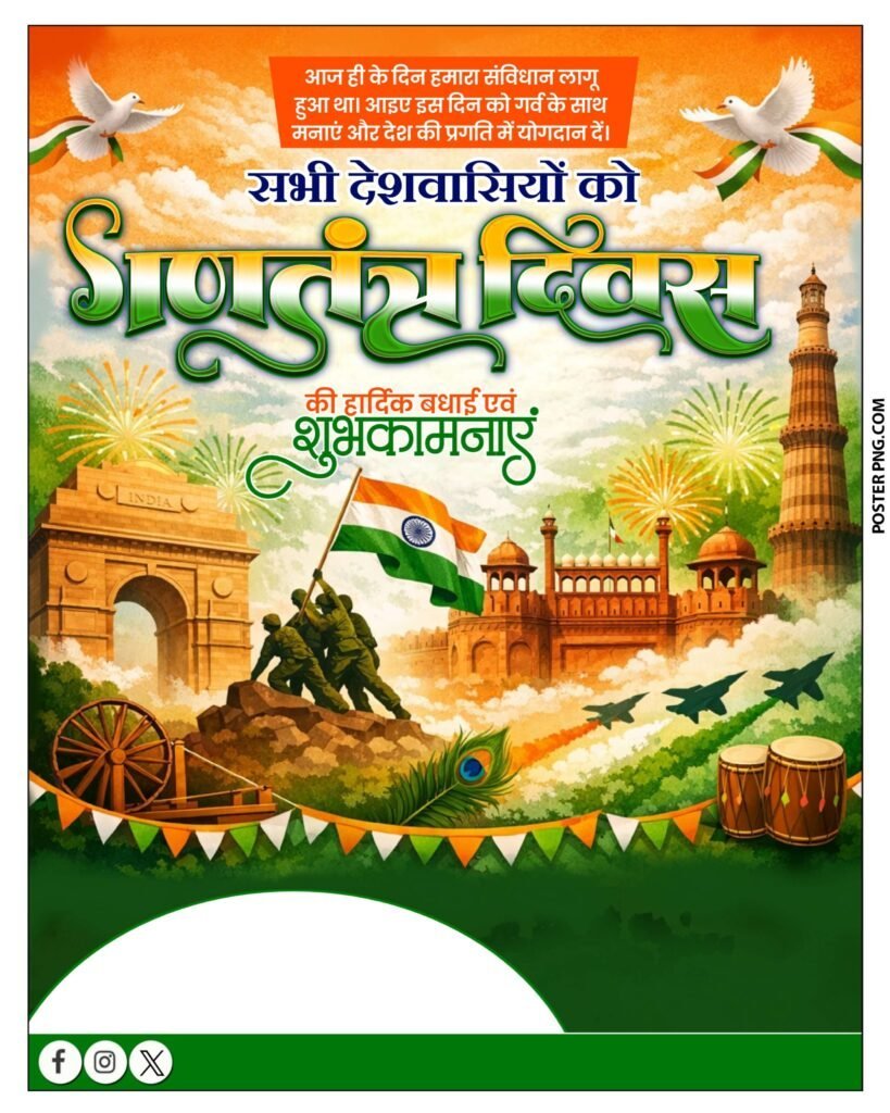 गणतंत्र दिवस 26 जनवरी पोस्टर images hd, 26 जनवरी हिंदी पोस्टर डिजाइन बैकग्राउंड इमेज डाउनलोड