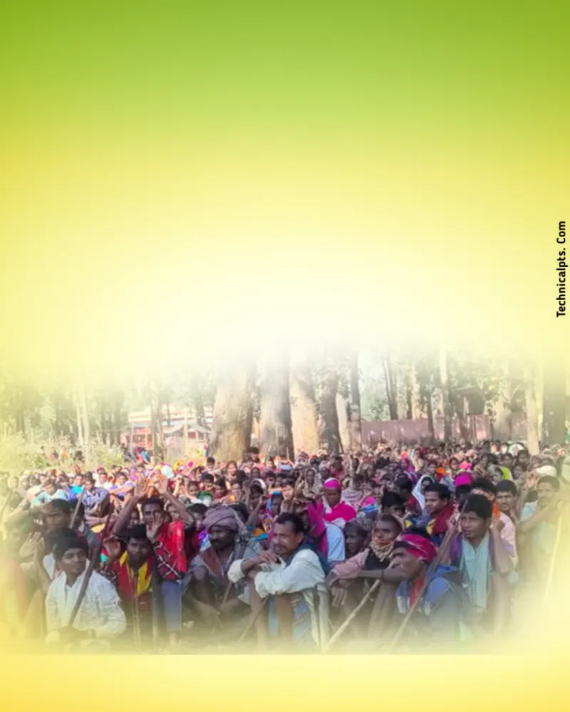विश्व आदिवासी दिवस पोस्टर बनाए मोबाइल से | 9 august aadivasi divas banner editing PNG background download| 9 august आदिवासी दिवस का बैनर
