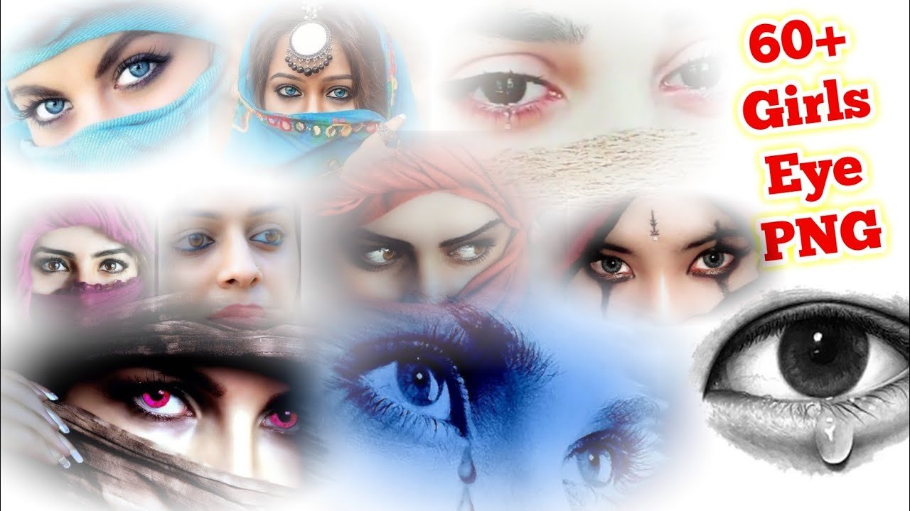 Girls Eye Png download | girl eye png images | Sad background material | Sad girl eye png images