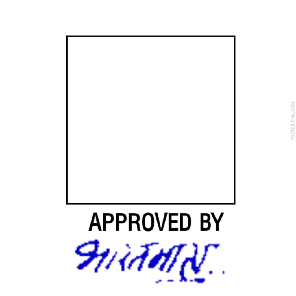 Approved by Bharat Mata text with photo sirf PNG image download