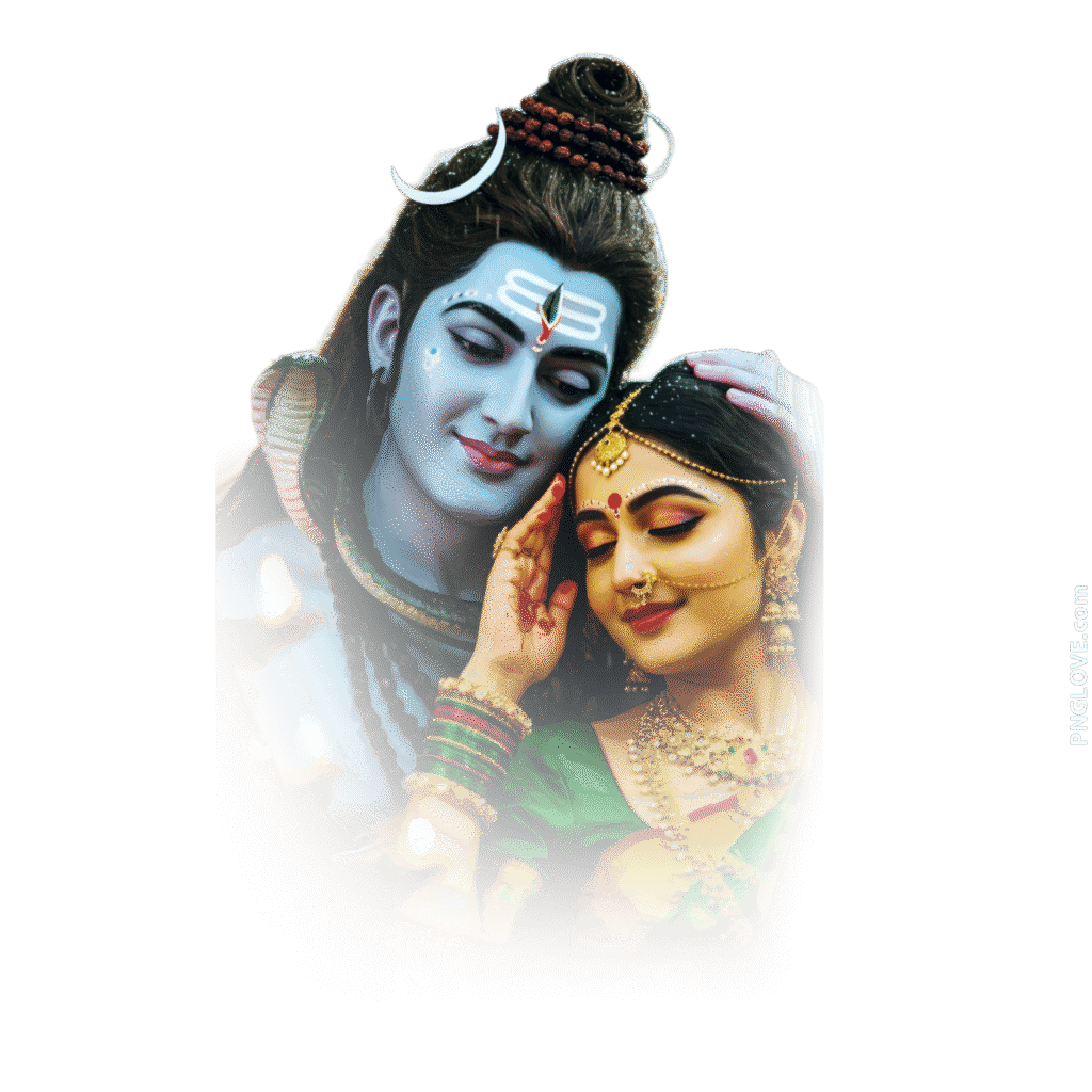 Lord Shiva Parvati high quality PNG image download , Shankar Bhagwan and Parvati ji PNG image