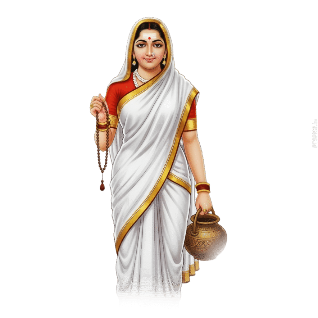 Maa Brahmacharini  hd png transparent image, Brahmacharini png for navratri editing 