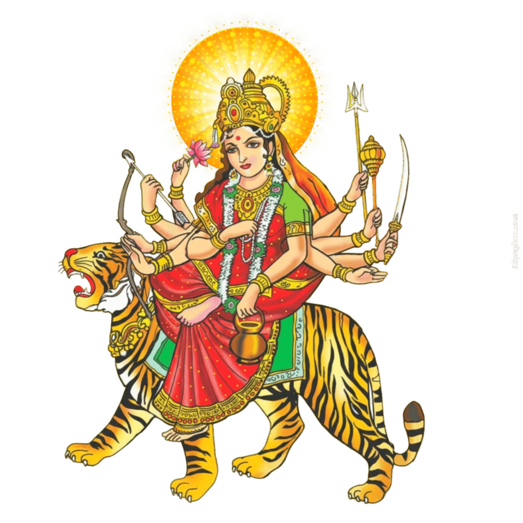 Man chandraghanta HD PNG transparent image download Navratri editing