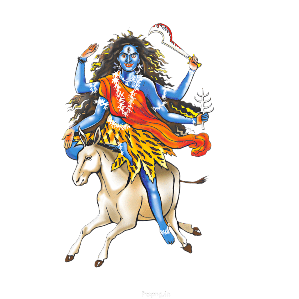 Maa Kalaratri hd png transpernt images, Navratri day of seven Maa Kalaratri png