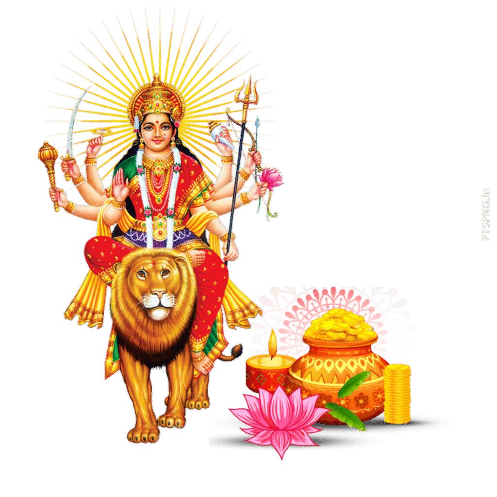 Maa Durga HD PNG transparent image download, Dhanteras PNG image download, Goddess Durga Maa PNG image download