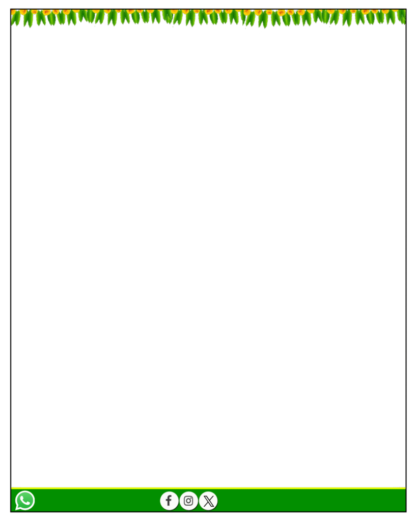 Chhath Puja poster design border frame png download