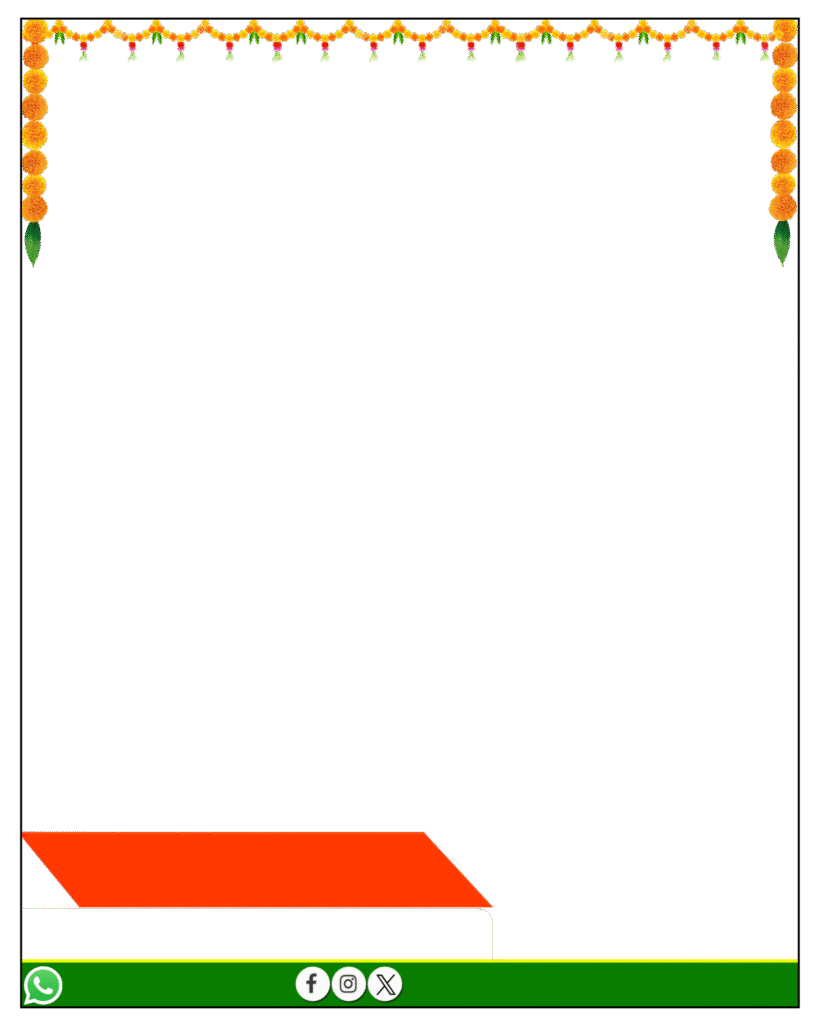 Dashara poster design frame PNG image download 