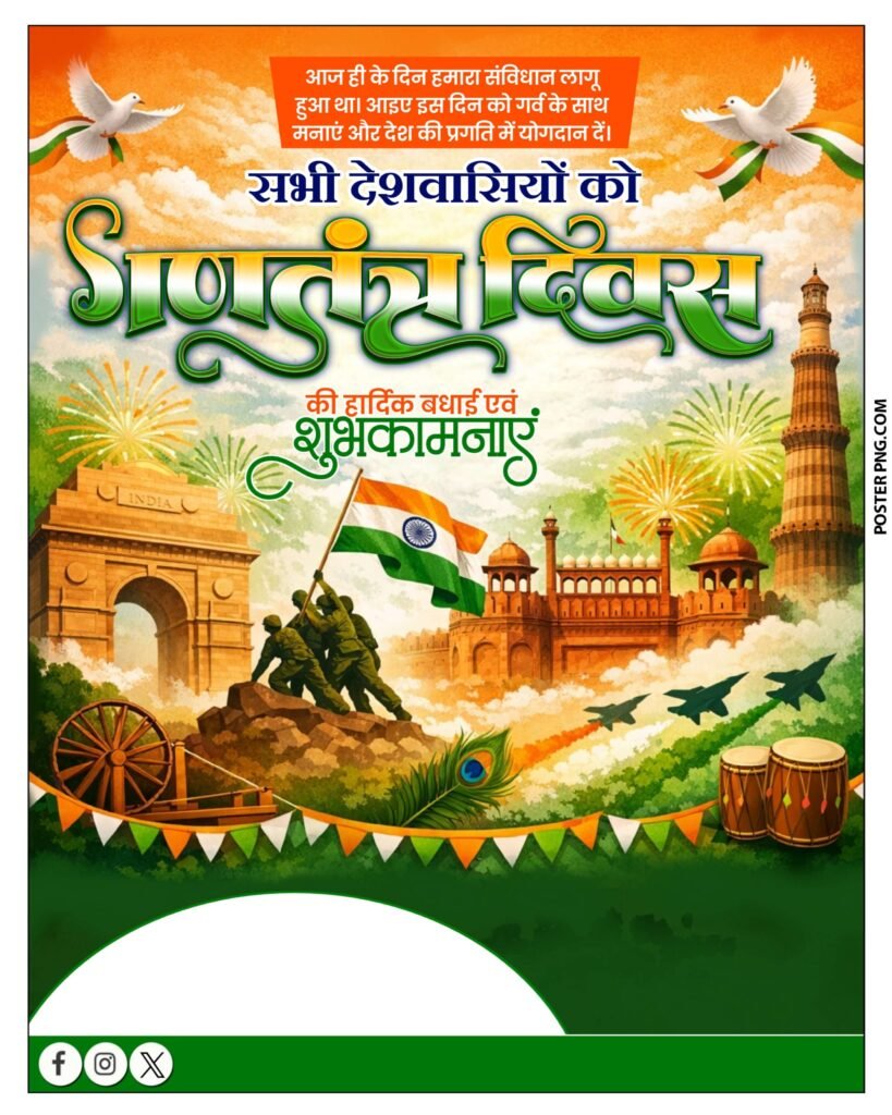 गणतंत्र दिवस 26 जनवरी पोस्टर images hd, 26 जनवरी हिंदी पोस्टर डिजाइन बैकग्राउंड इमेज डाउनलोड