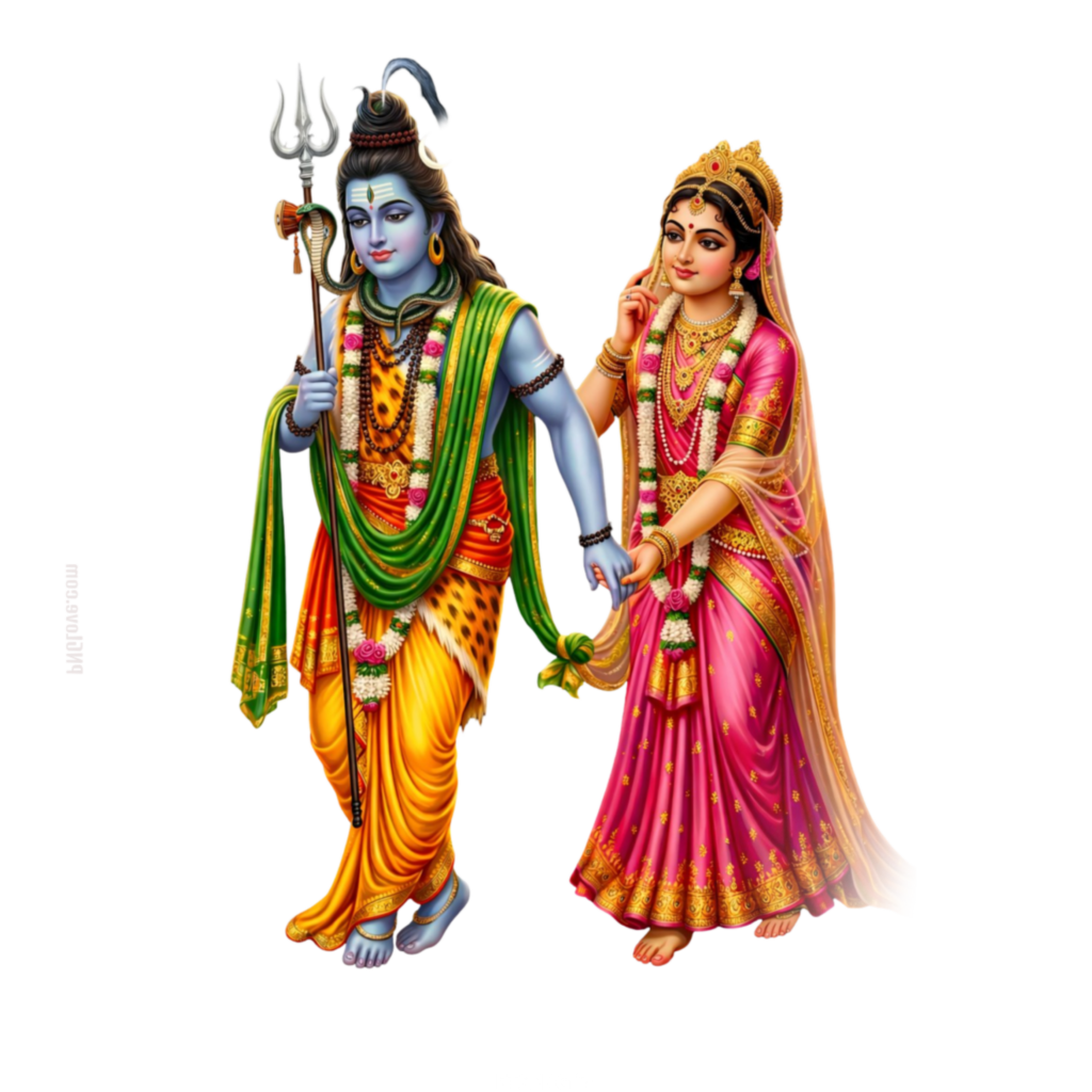 Lord shiva and Goddess Parvati PNG image download , Bholenath PNG image download, Mahashivratri Parvati Shiva PNG mein
